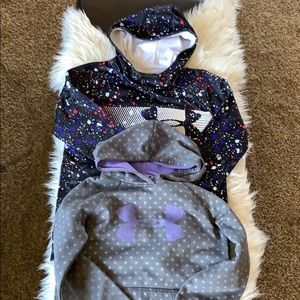 2 youth under armour hoodies